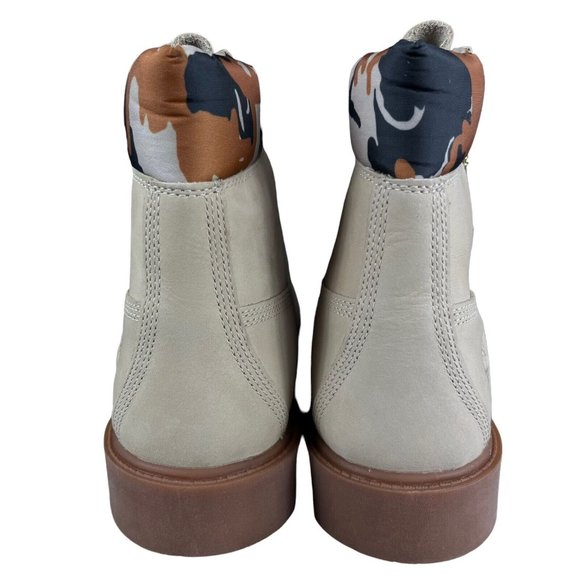 Timberland Classic 6" Light Beige Camo Nubuck Boots Men's Size 11 M - Picture 5 of 9